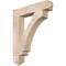 Ekena Millwork Imperial Arts & Crafts Smooth Bracket, Douglas Fir, 5 1/2"W x 32"D x 38"H BKT06X32X38IMP03SDF - alternate 1